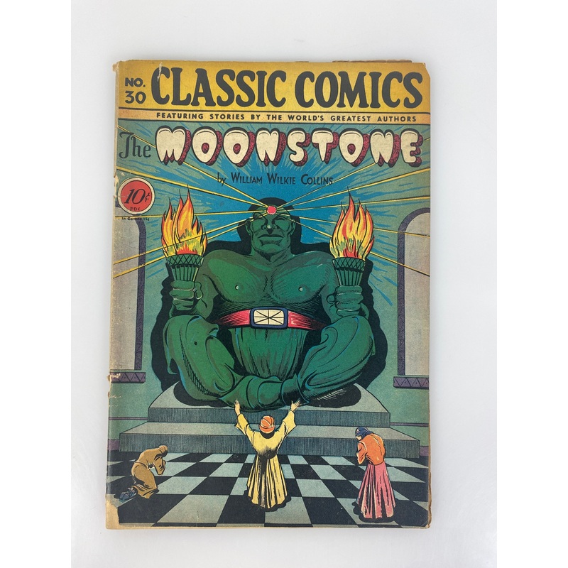 Classics Illustrated Moonstone William Wilke Collins No. 30 1944 HRN30
