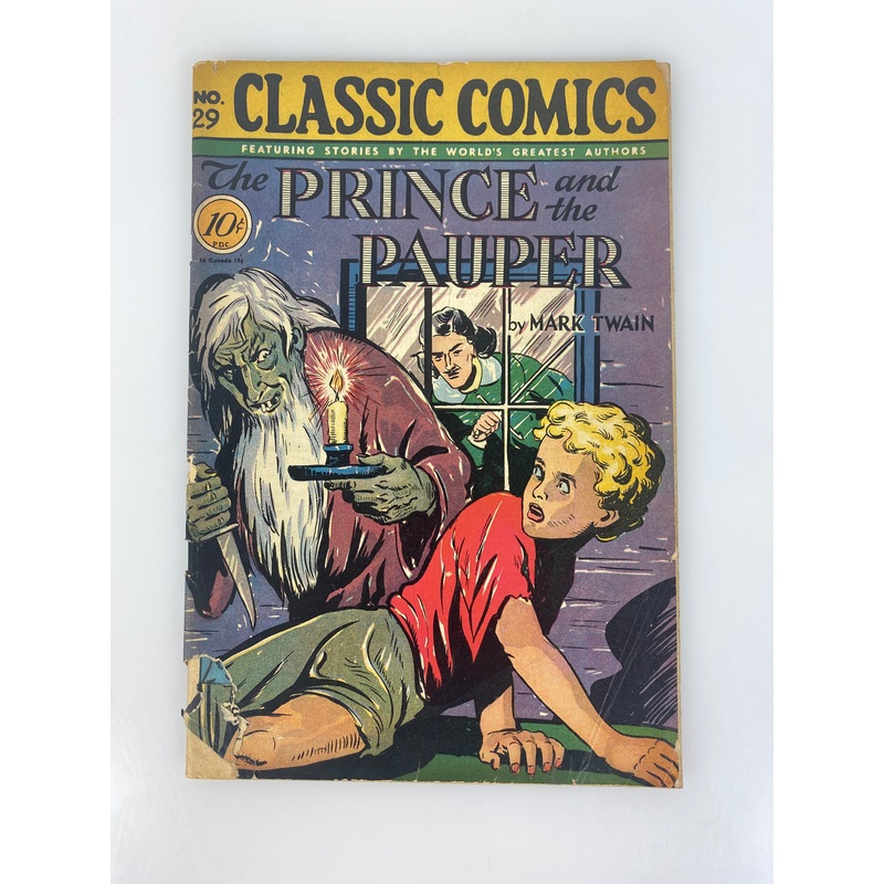 Classics Illustrated Prince and the Pauper Mark Twain No. 29 1946 HRN29
