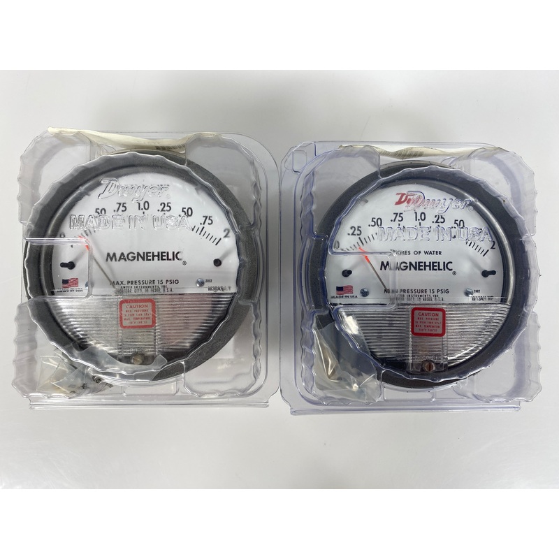 Dwyer Magnehelic Differential Pressure Gage Pack of 2