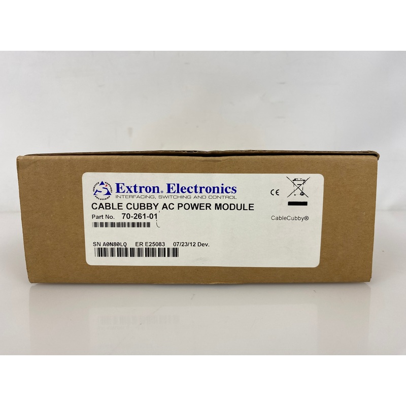 Extron Cable Cubby AC Power Module 70-261-01