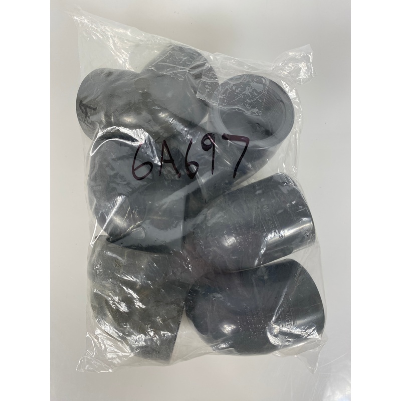 Gray Threaded PVC Elbow 1.5 Pack of 6