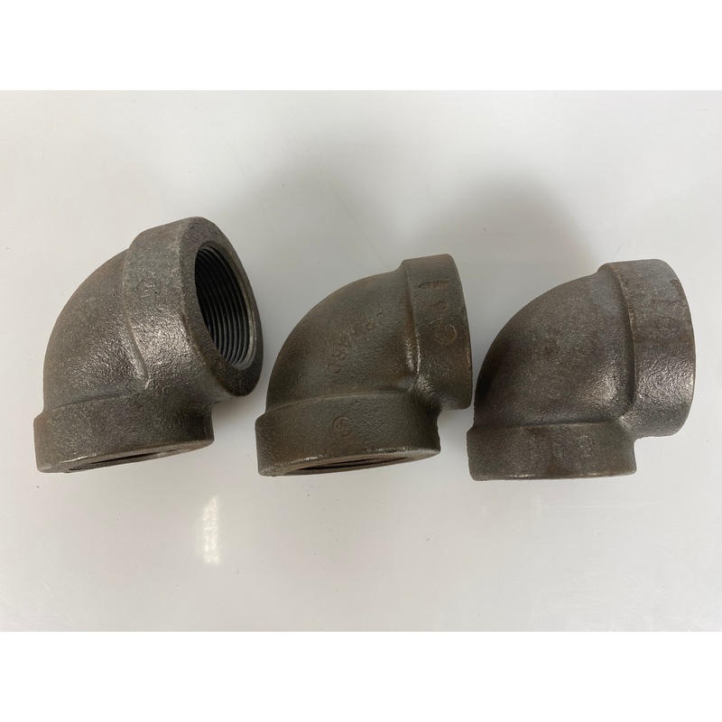 JP Ward Cast Iron Elbow 1 1/2 x 1 1/4 Pack of 3