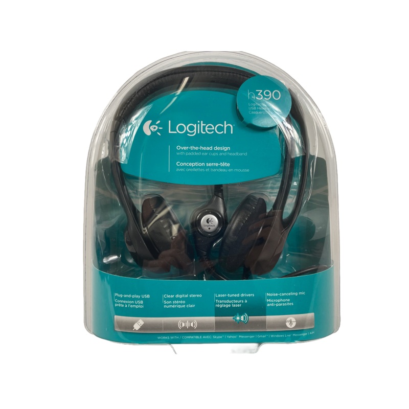 Logitech h390 USB Headset with Noise-Cancelling Mic