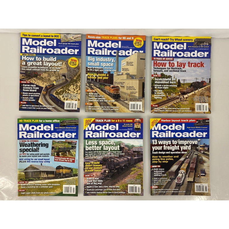 Lot of 11 Model Railroader Magazine (2010, Missing September)