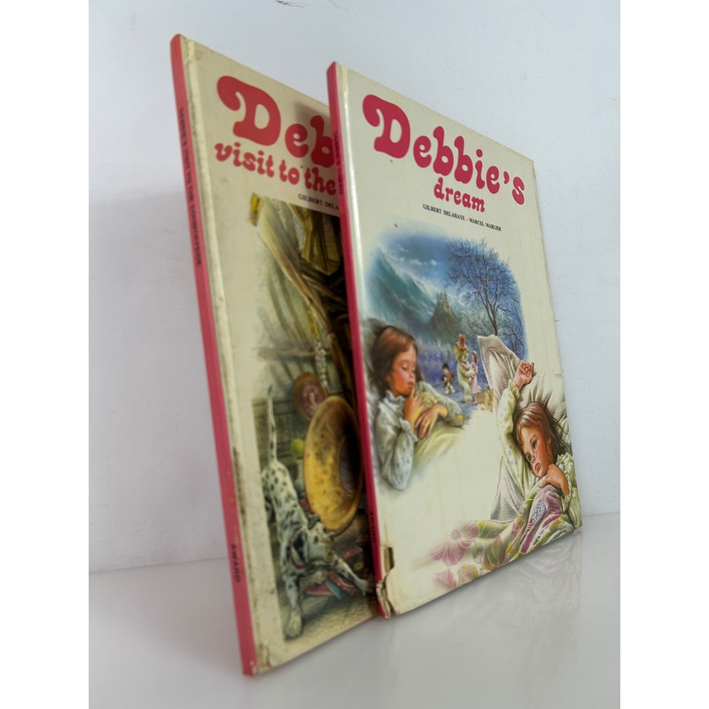 Lot of 2  Classic 1970s Debbie Picture Books Dream & Visit to Countryside HC