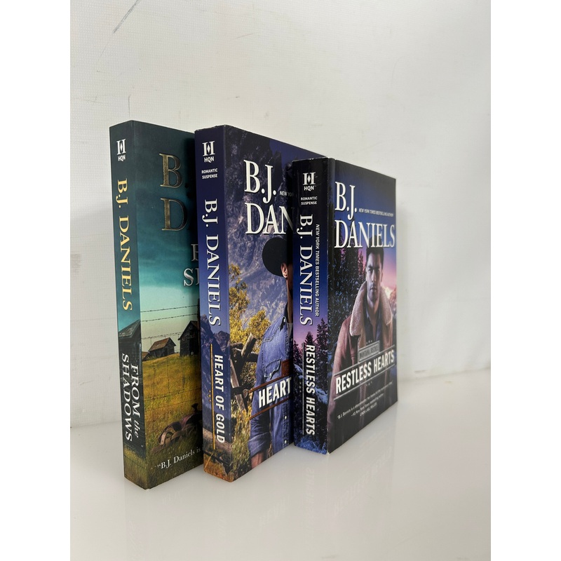 Lot of 3 B.J. Daniels Novels Montana Romantic Suspense 2 Justice 1 Buckhorn SC