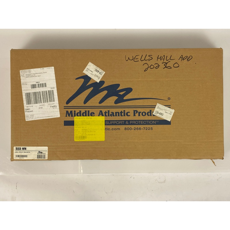 Middle Atlantic DLBX-WM Wall Mount Brackets
