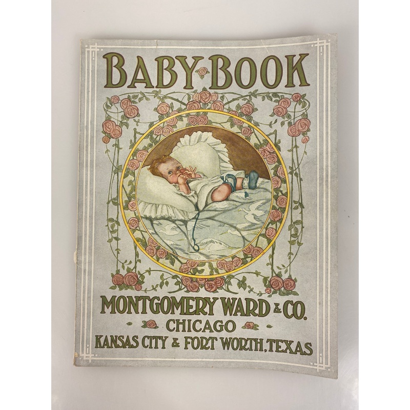 Montgomery Ward Baby Book vintage catalog 1900s-1910s