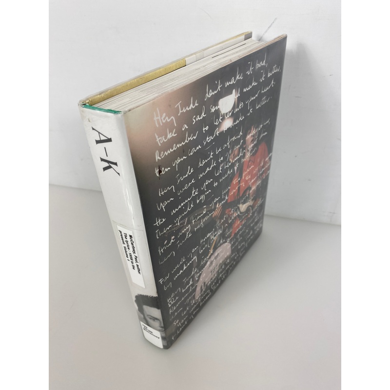 Paul McCartney: The Lyrics Volume 1 A-K HC 2021