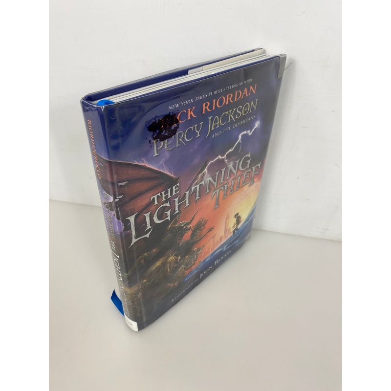Percy Jackson Lightning Thief Illustrated Rick Riordan 2018 HCDJ