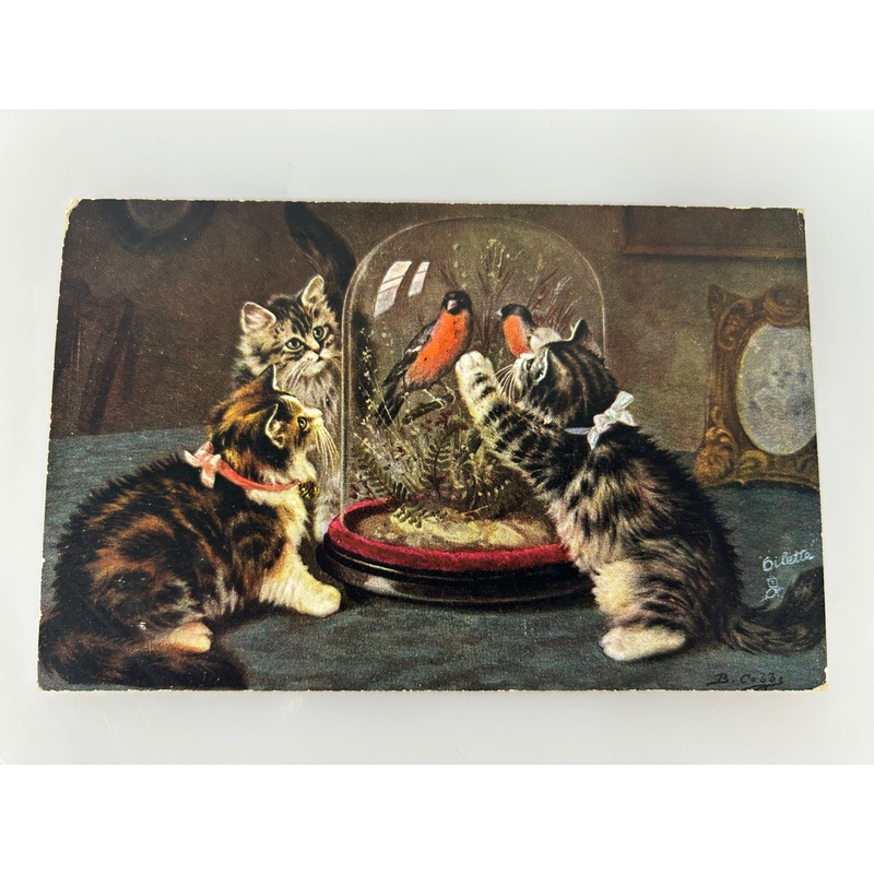Vintage Postcard Why Don’t You Sing B. Cobbe 1905 Oilette 9099