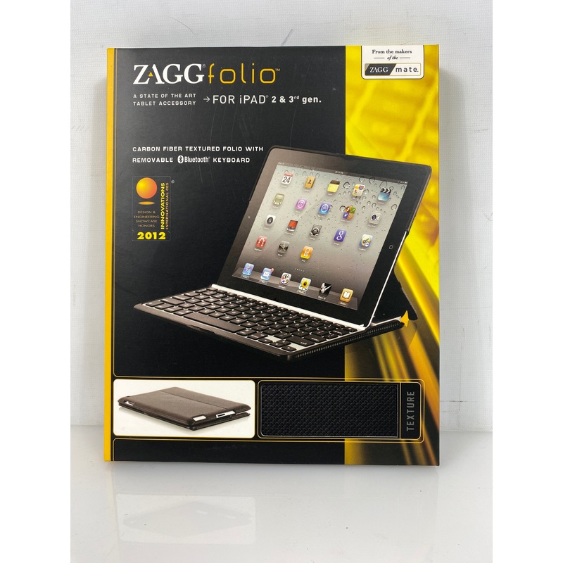 ZaggFolio with Keyboard for iPad 2nd and 3rd Gen