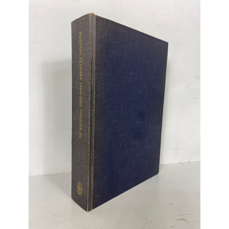 Boston Studies in the Philosophy of Science Vol III 1967 Vintage HC