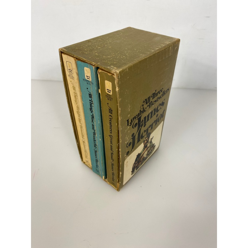 Box Set of 3 James Herriot Lovable Bestsellers 1979