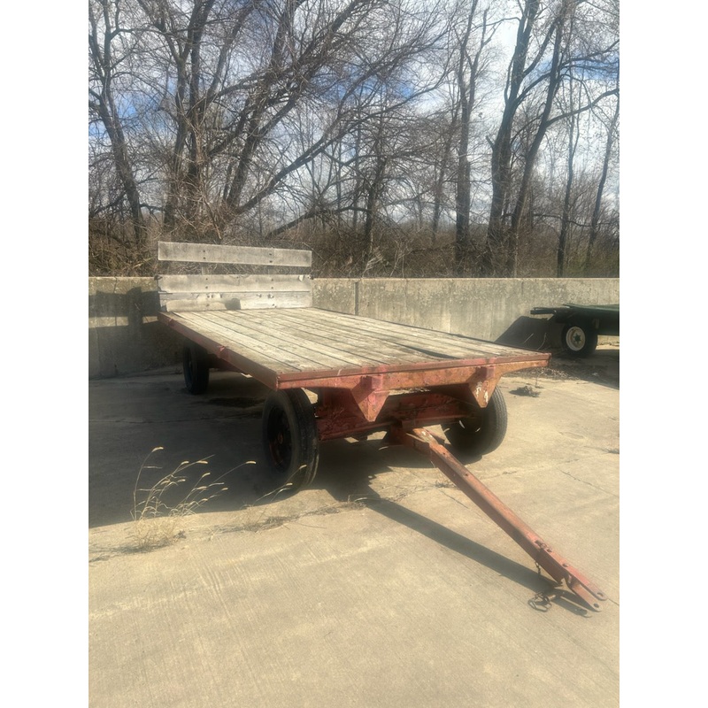Farm Trailer with Wooden Flatbed Style #1