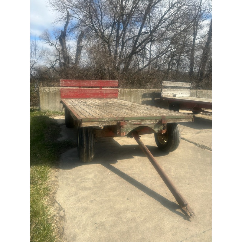 Farm Trailer with Wooden Flatbed Style #2