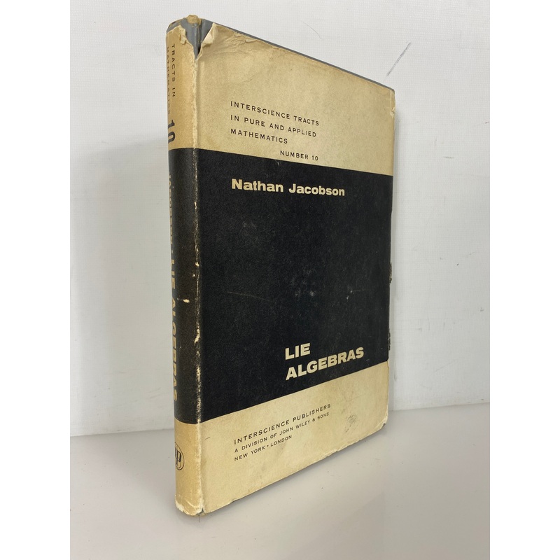 Lie Algebras by Nathan Jacobson 1962 Interscience Tracts 10 HC DJ