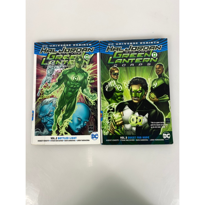 Lot of 2 DC Rebirth Hal Jordan Green Lantern Graphic Novels Vols 2, 3 2017