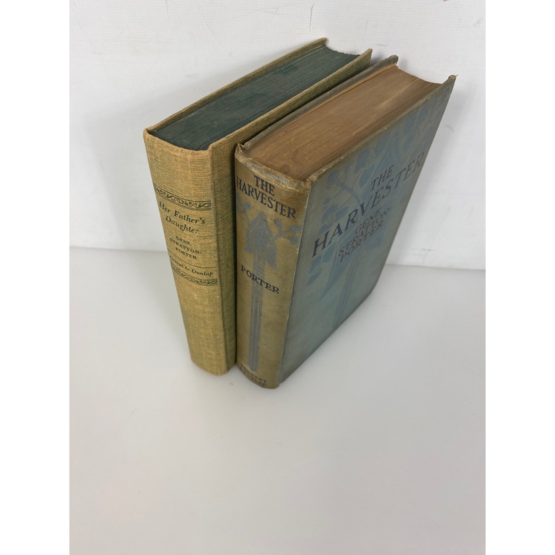 Lot of 2 Gene Stratton Porter HC Harvester/Father’s Daughter 1916-1921