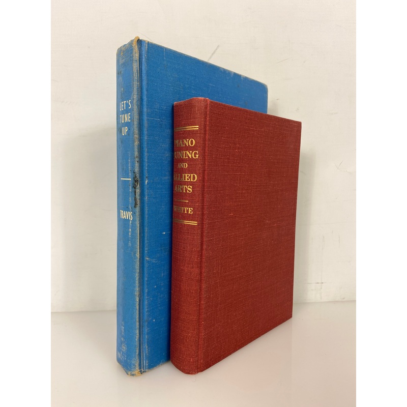 Lot of 2: Piano Tuning & Allied Arts/Let’s Tune Up 1968-87 Vintage HC