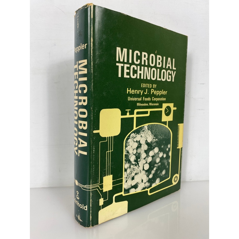 Microbial Technology by Henry Peppler 1967 Vintage HC DJ