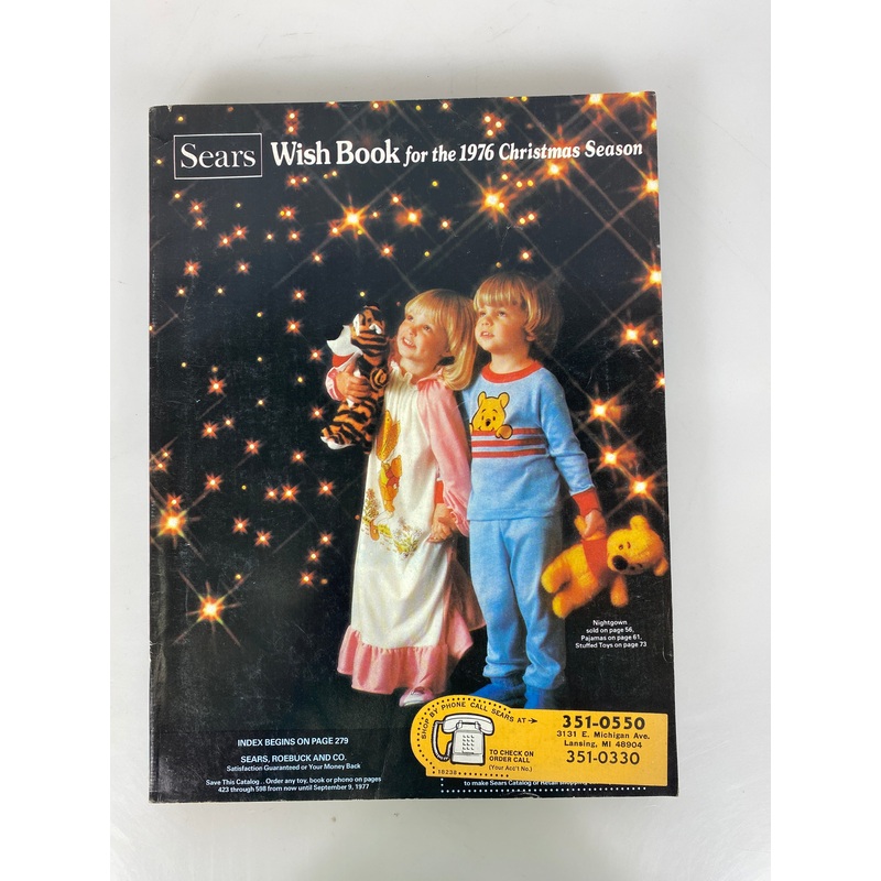 Sears Wish Book for 1976 Christmas Season 619 pages