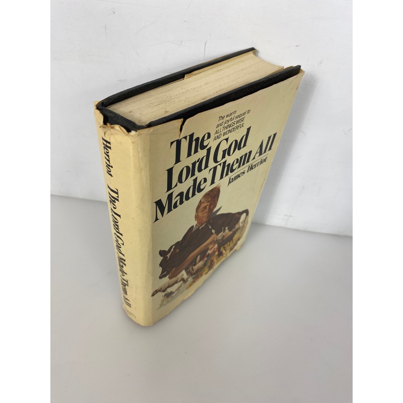 The Lord God Made Them All James Herriot HCDJ 1981 First Edition