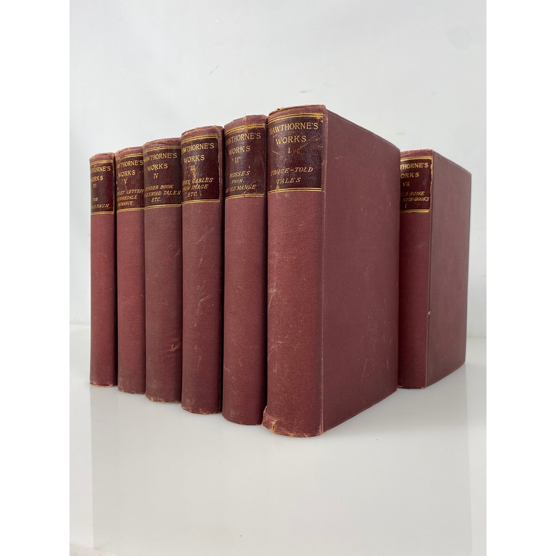 13 Volumes: Hawthorne’s Works 1882-1891 Houghton Mifflin Antique HC