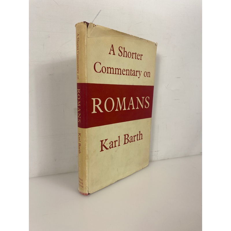 A Shorter Commentary on Romans by Karl Barth 1959 Vintage HC DJ