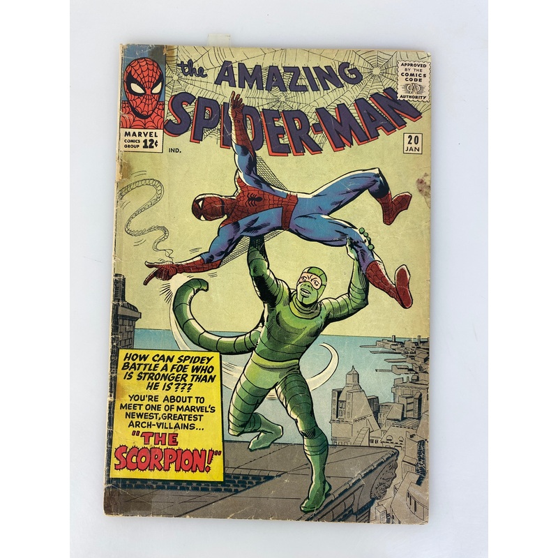 Amazing Spider-Man Marvel Comic 20 1965 First Scorpion