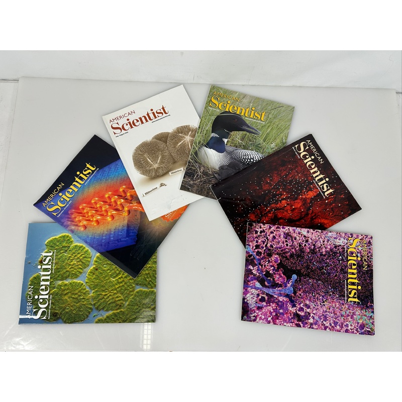 American Scientist Magazine 2011 Lot Complete Year (6 Issues)