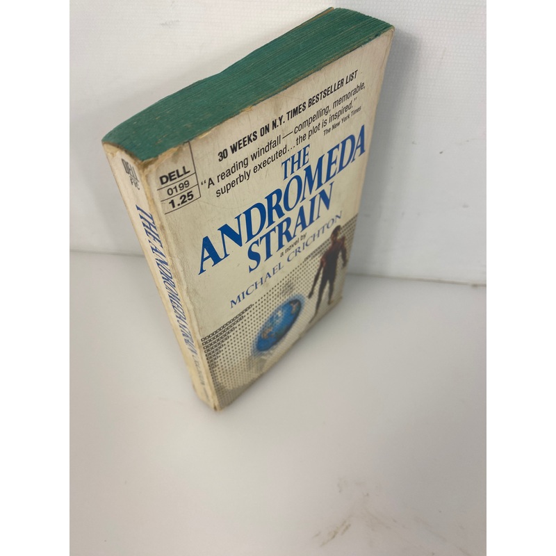 Andromeda Strain Michael Crichton vintage paperback 1970