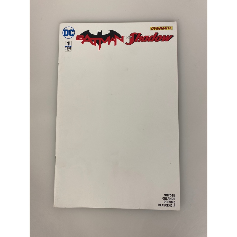 Batman and The Shadow 1 DC Comic Book Sketch Cover 2017