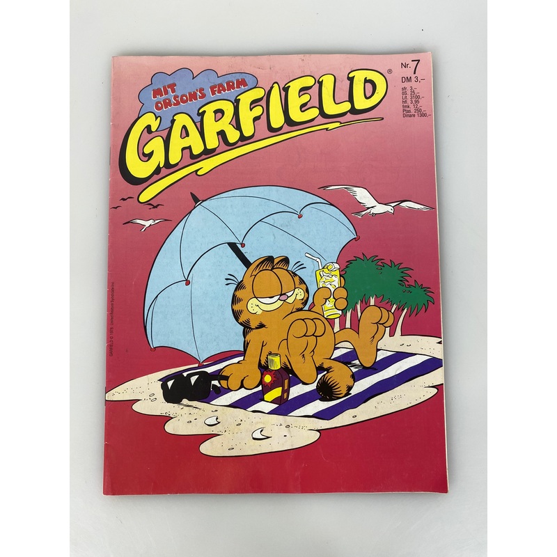Garfield German Comic No. 8 1987