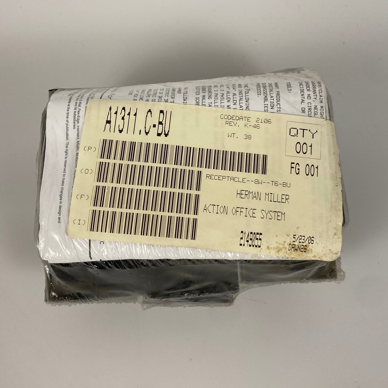 Herman Miller #A1311-C-BU Receptacle Pack of 6