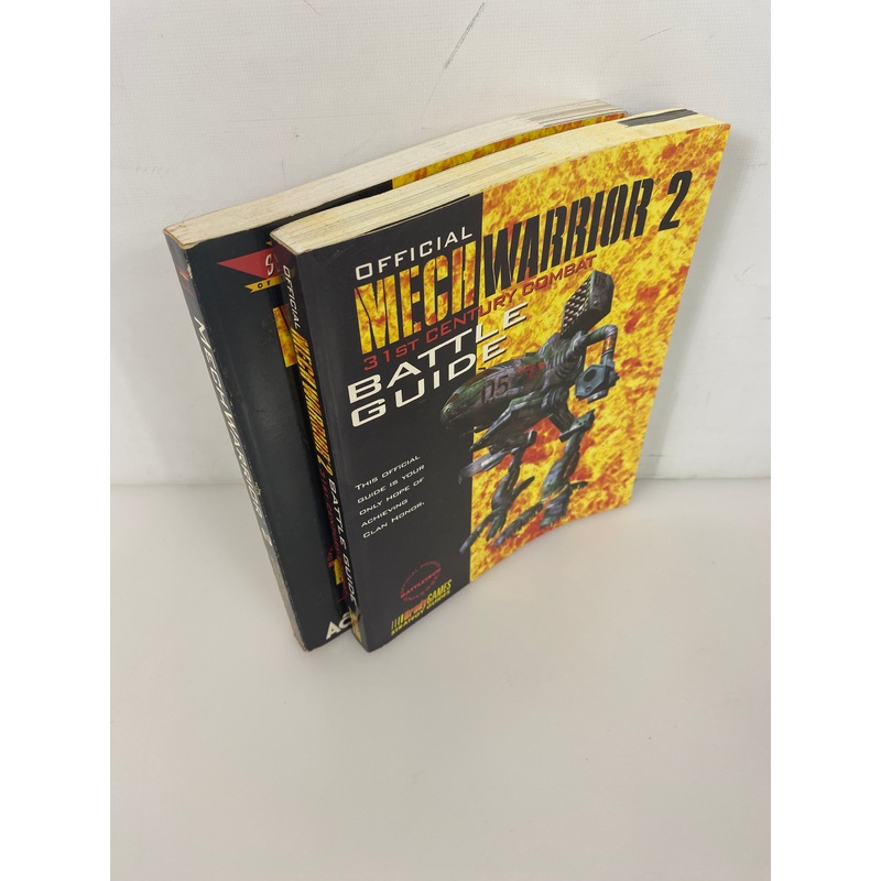 Lot of 2 Mechwarrior 2 Strategy/Battle Guides 1995