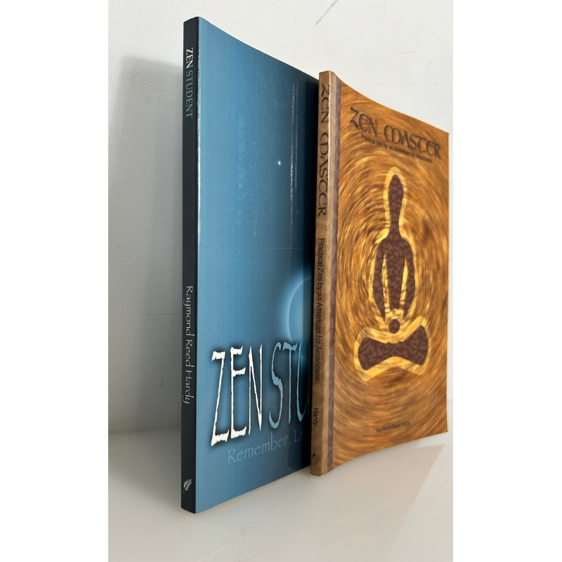 Lot of 2 Zen Studies: Zen Student/Zen Master by Raymond Reed Hardy, PhD SC