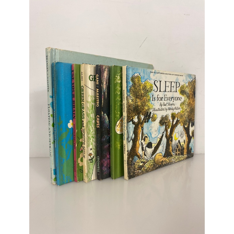 Lot of 7 Let’s Read and Find Out Science Books 1964-76 Vintage HC