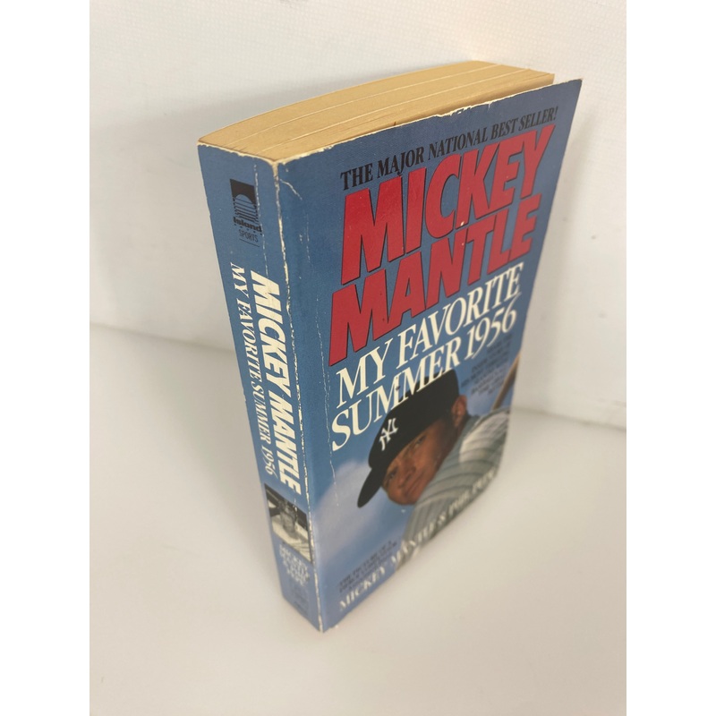 Mickey Mantle My Favorite Summer 1956 paperback 1991