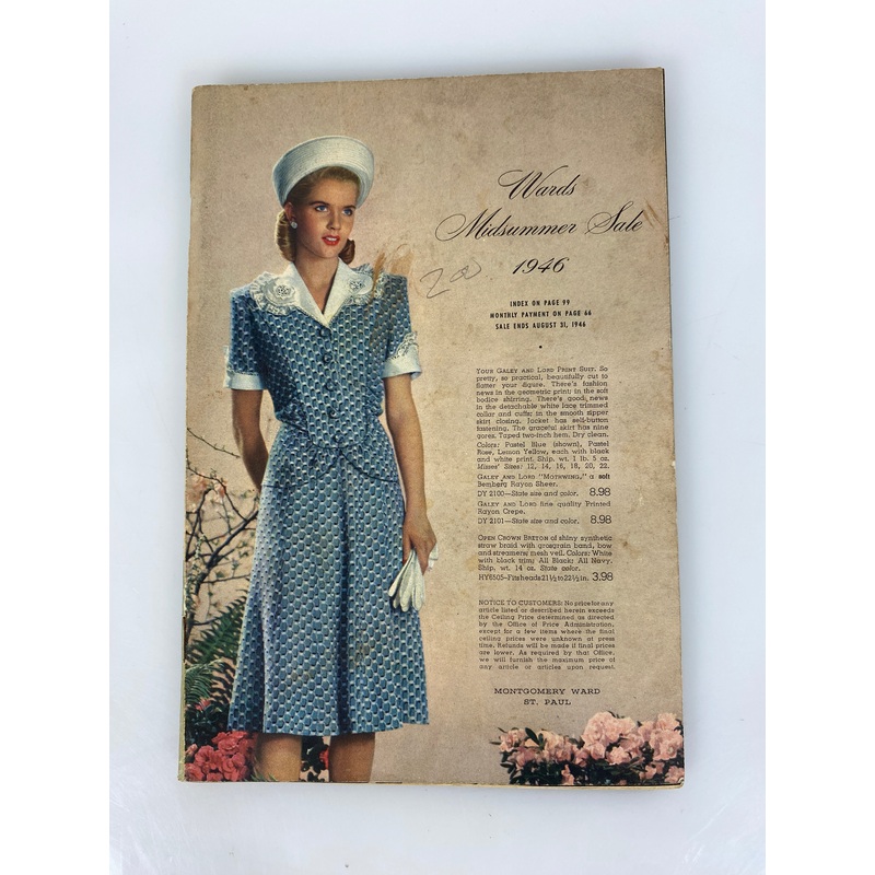 Montgomery Ward’s Midsummer Sale Catalog 1946 218 pages