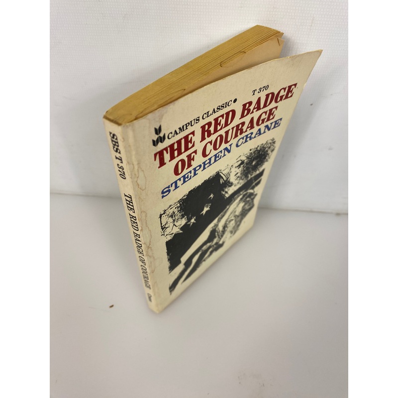 Red Badge of Courage Stephen Crane paperback 1974