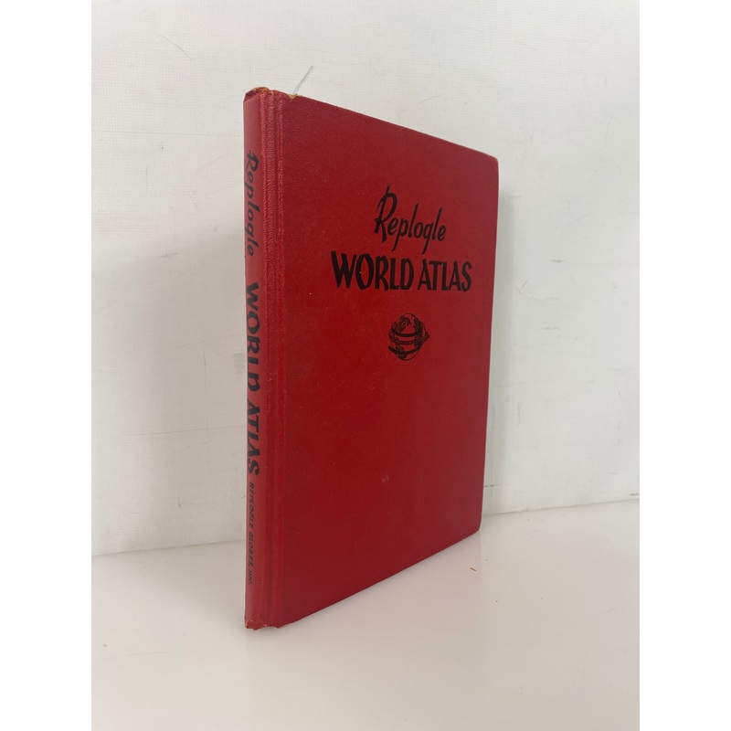 Replogle World Atlas 1957 by Replogle Globes Vintage HC