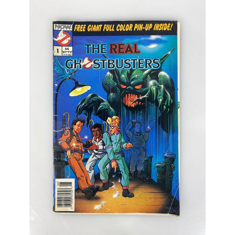 The Real Ghostbusters No. 1 Now Comics w/ pin up 1988