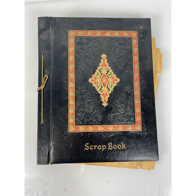 Vintage 1950s Scrapbook with letters/ephemera from 1820s Marion, OH