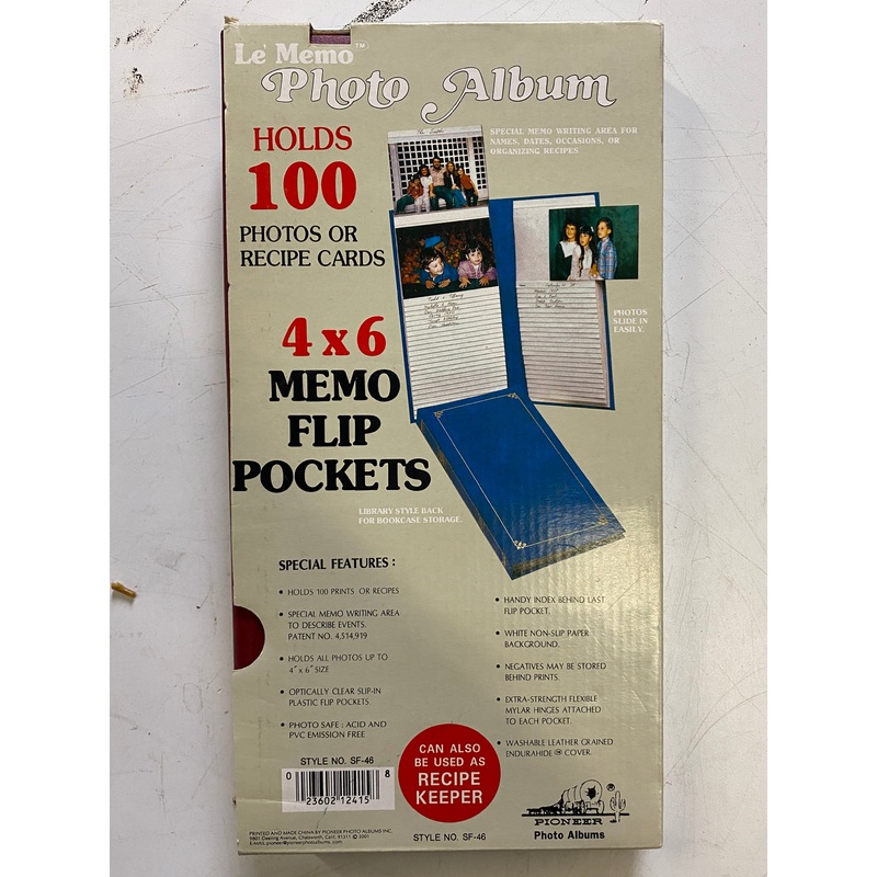 Vintage Red Le’Memo Photo Album