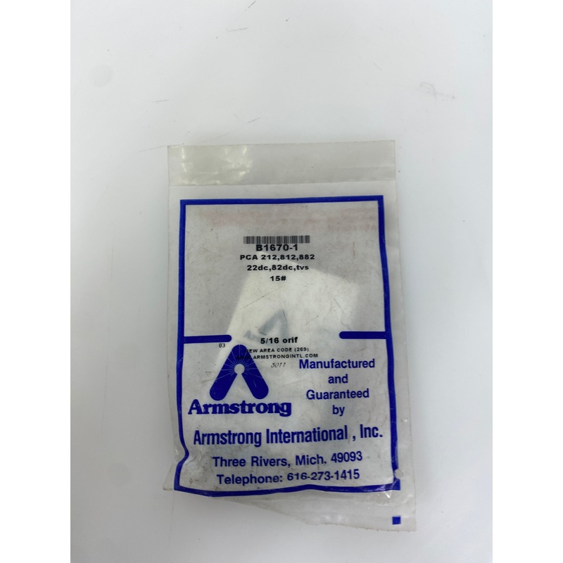 Armstrong B1670-1 Repair Kit PCS812 Trap Pack of 14
