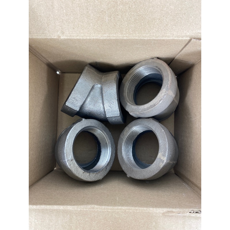 Cast Iron 45 Degree Elbow 2-1/2 Pack of 4