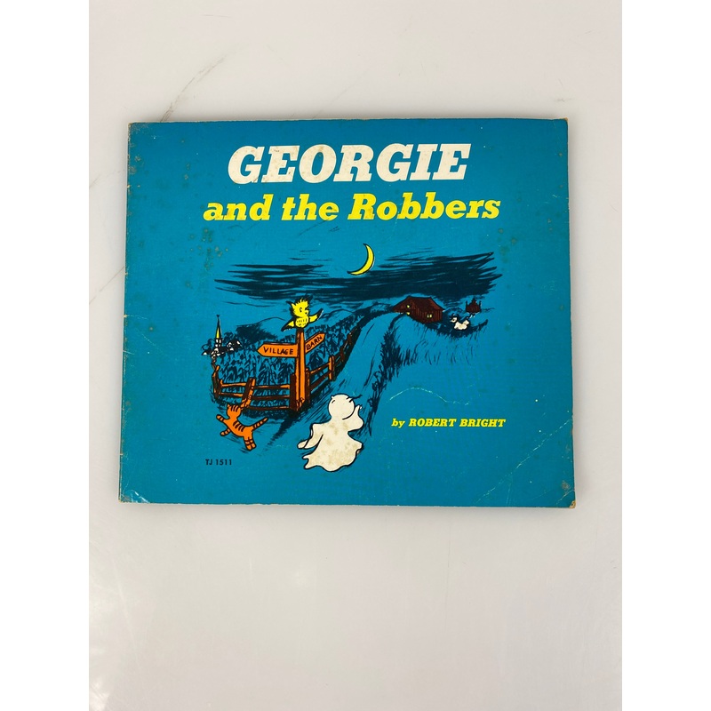 Georgie and the Robbers 45 Record Read Along Story Set Scholastic 1963