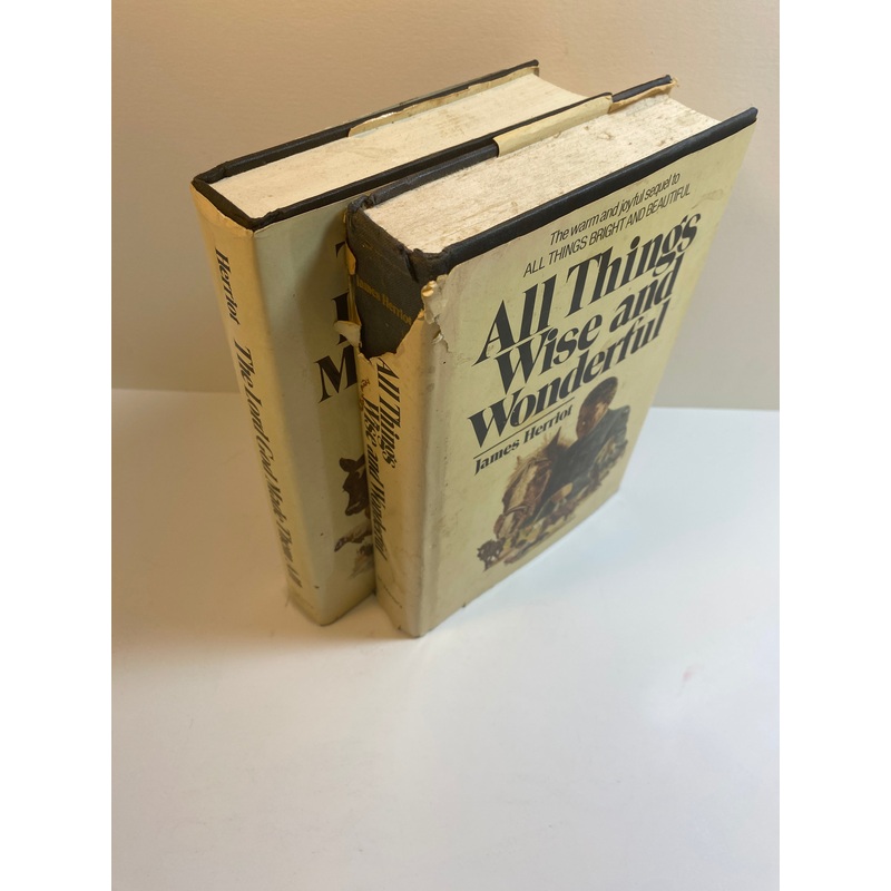 Lot of 2 James Herriot HCDJ Wise and Wonderful Lord God Made Them