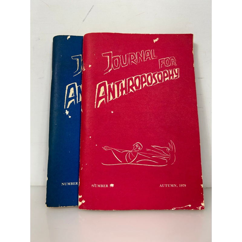 Lot of 2 Journal of Anthroposopy Autumn 1978-1979 SC
